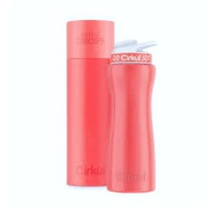 22 oz limited edition coral cirkul stainless steel water bottle